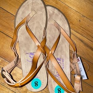 Tan Blowfish Sandals